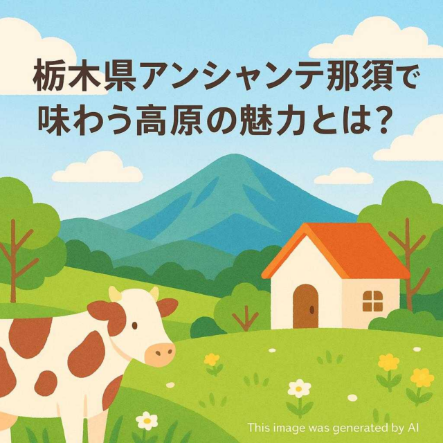 栃木県アンシャンテ那須で味わう高原の魅力とは？