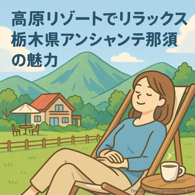 高原リゾートでリラックス 栃木県アンシャンテ那須の魅力