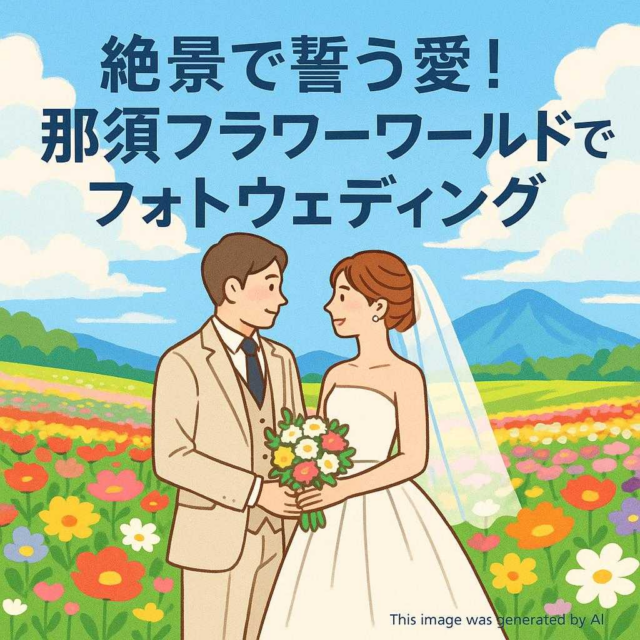 絶景で誓う愛！那須フラワーワールドでフォトウェディング