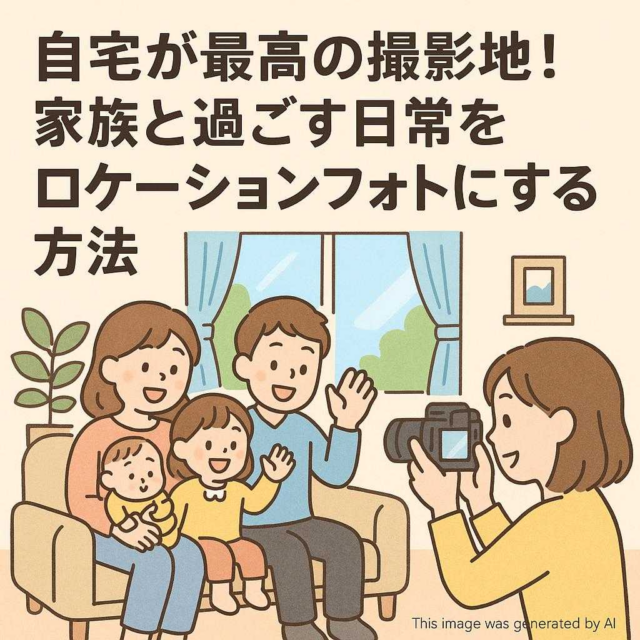 自宅が最高の撮影地！家族と過ごす日常をロケーションフォトにする方法