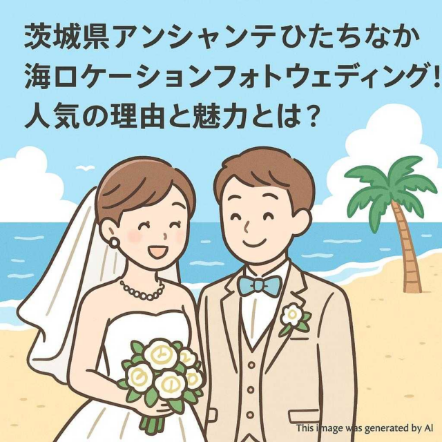 茨城県アンシャンテひたちなか 海ロケーションフォトウェディング！人気の理由と魅力とは？