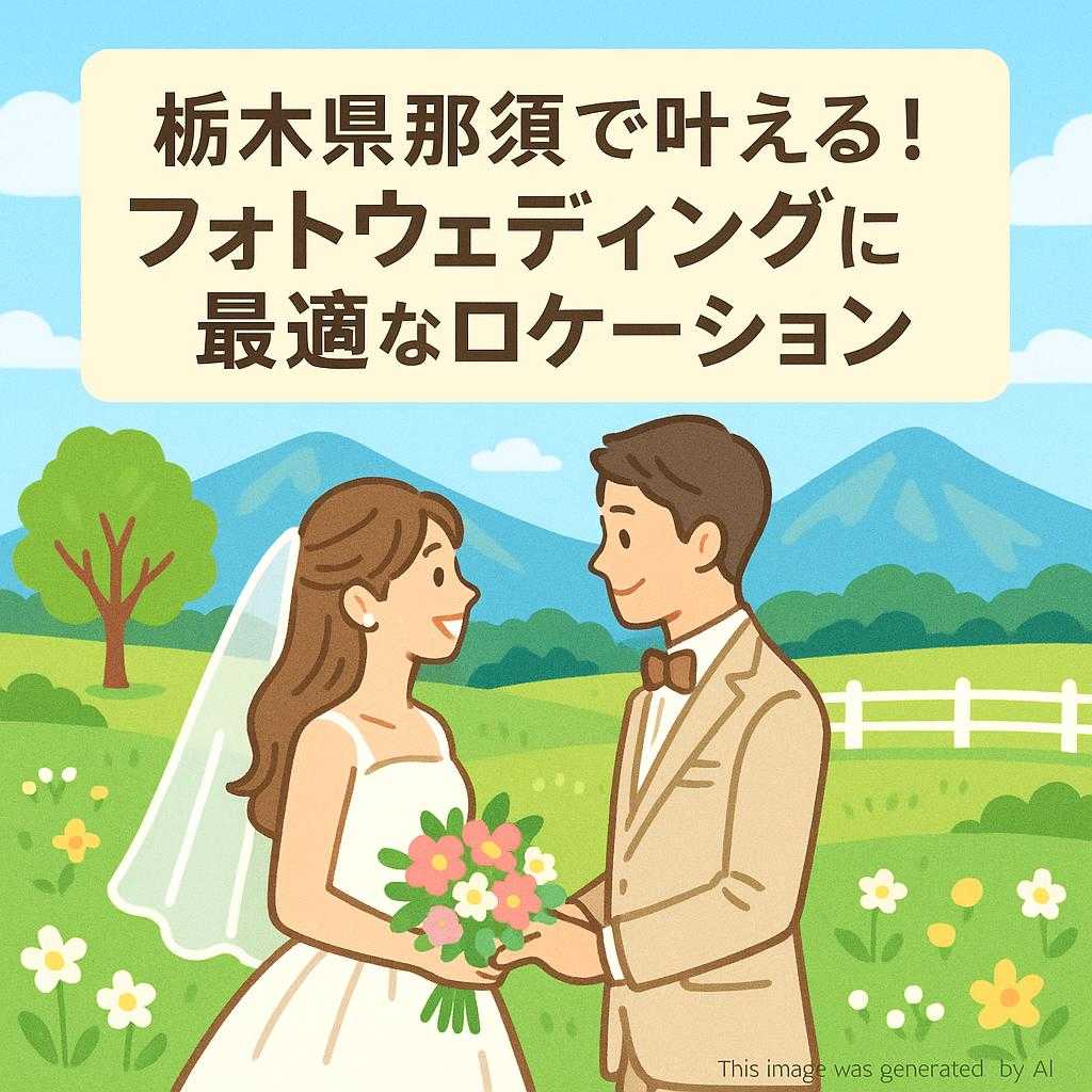 栃木県那須で叶える！フォトウェディングに最適なロケーション
