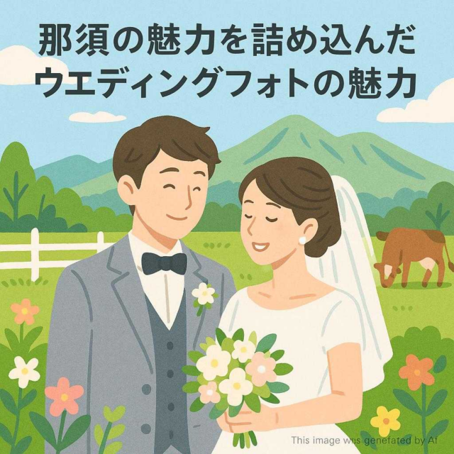那須の魅力を詰め込んだウエディングフォトの魅力