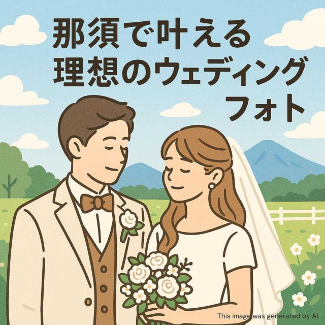 那須で叶える理想のウェディングフォト