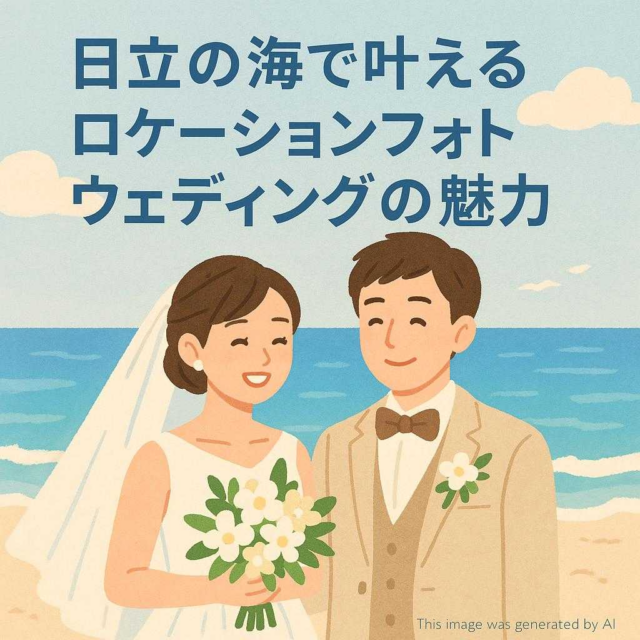 日立の海で叶えるロケーションフォトウェディングの魅力