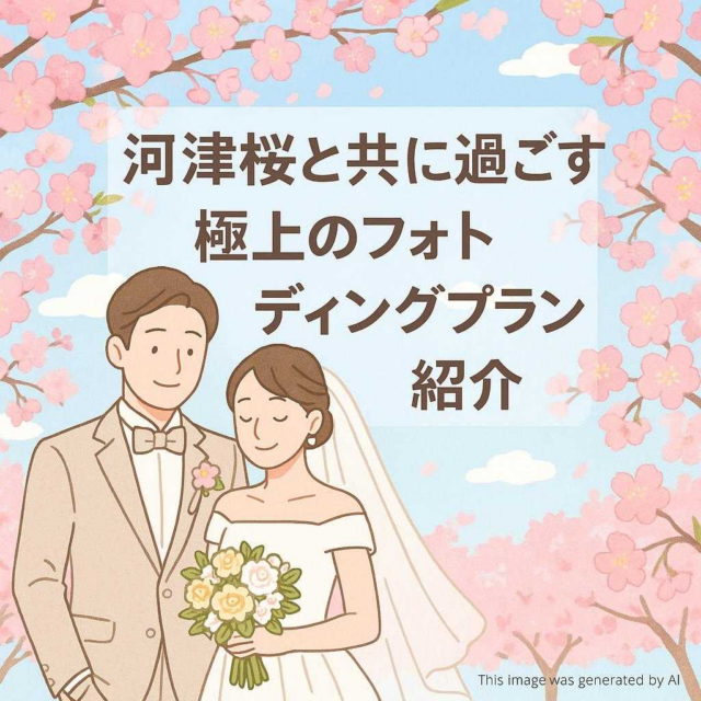 河津桜と共に過ごす極上のフォトウェディングプラン紹介