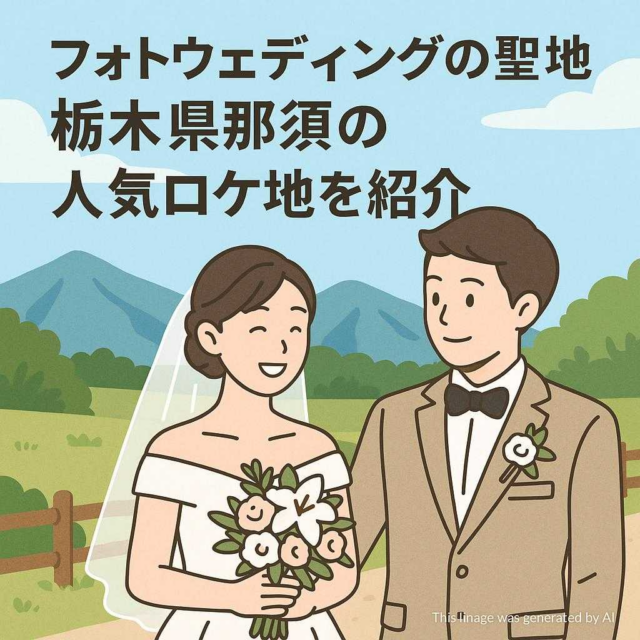 フォトウェディングの聖地 栃木県那須の人気ロケ地を紹介