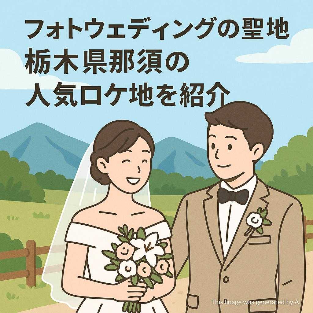 フォトウェディングの聖地 栃木県那須の人気ロケ地を紹介