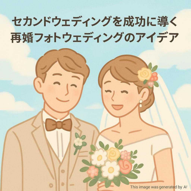 セカンドウェディングを成功に導く再婚フォトウェディングのアイデア