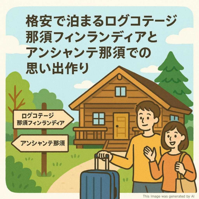 格安で泊まるログコテージ那須フィンランディアとアンシャンテ那須での思い出作り