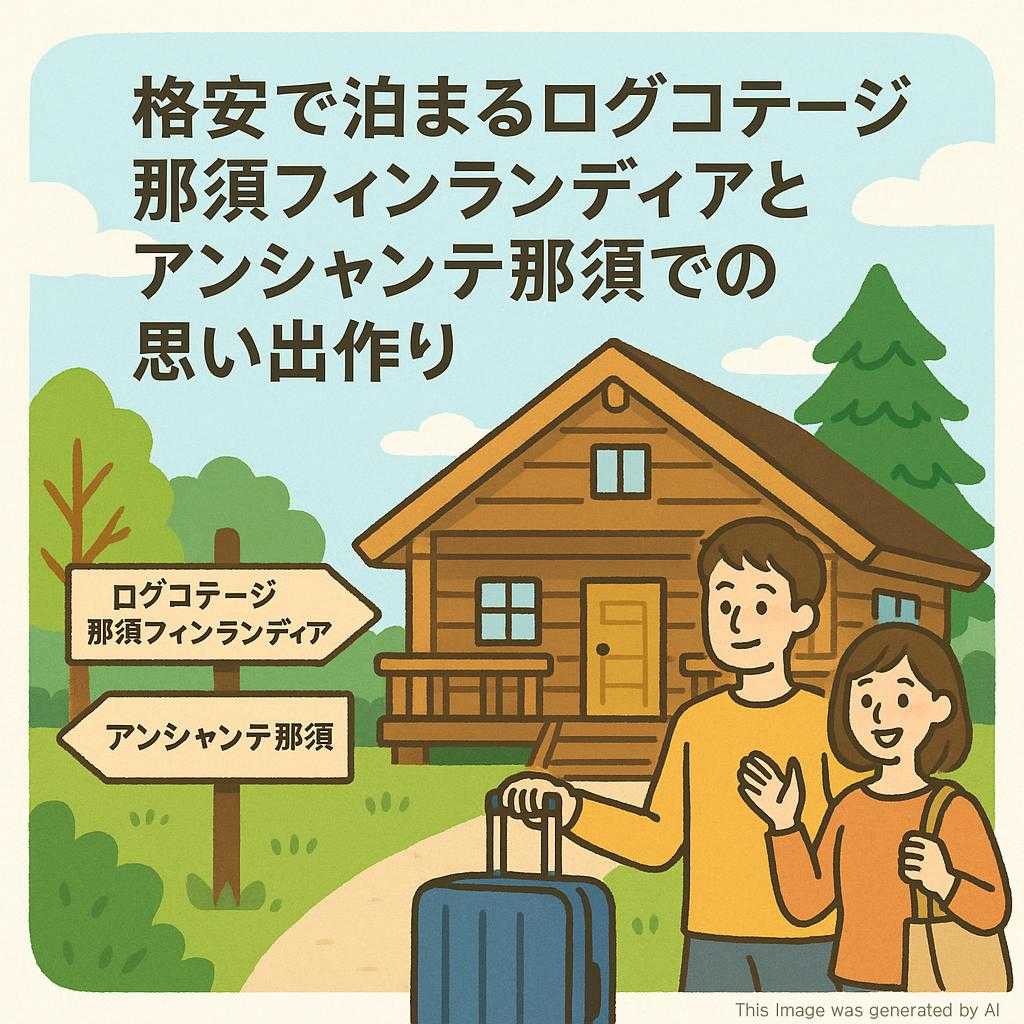 格安で泊まるログコテージ那須フィンランディアとアンシャンテ那須での思い出作り