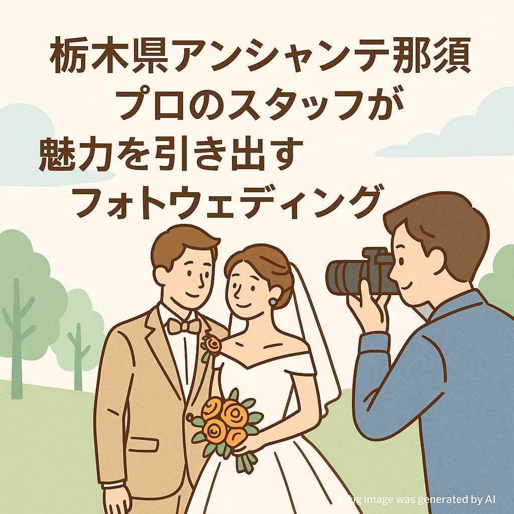 栃木県アンシャンテ那須 プロのスタッフが魅力を引き出すフォトウェディング