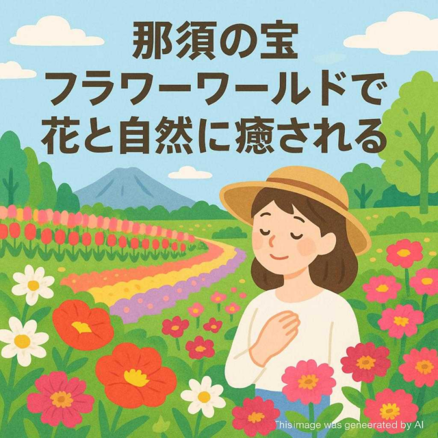 那須の宝 フラワーワールドで花と自然に癒される