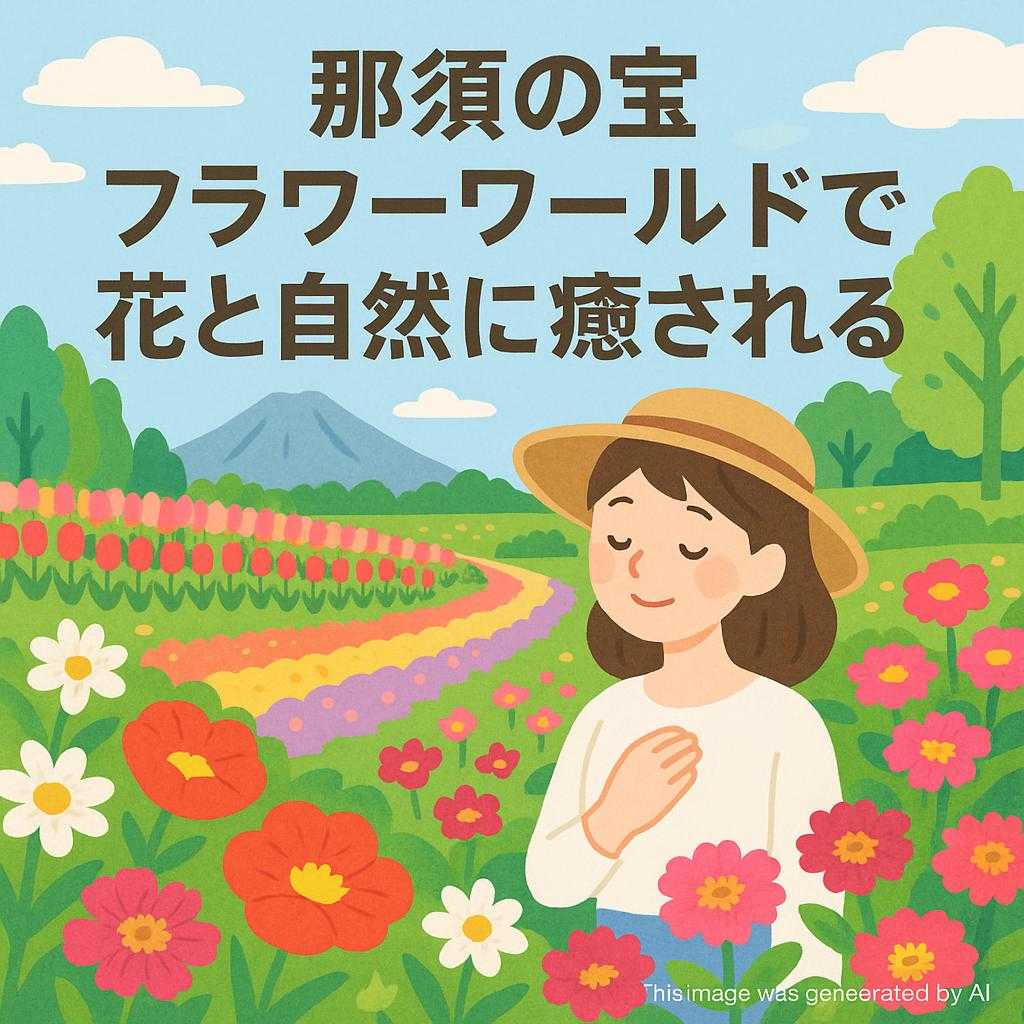 那須の宝 フラワーワールドで花と自然に癒される