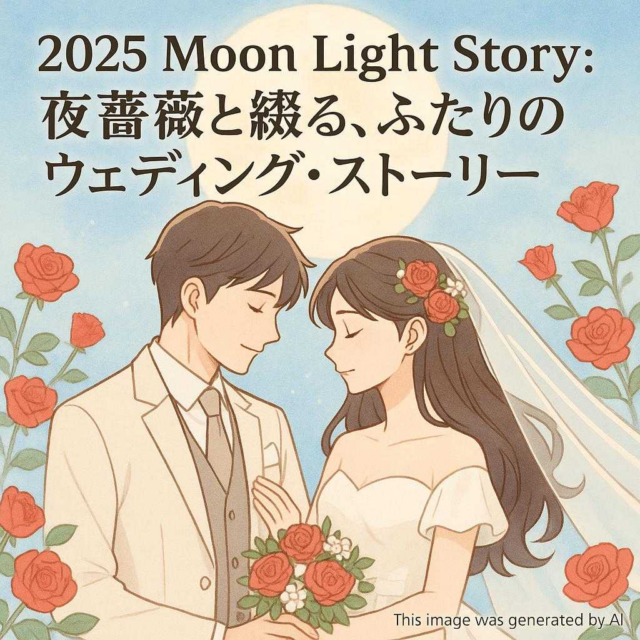 2025 Moon Light Story：夜薔薇と綴る、ふたりのウェディング・ストーリー