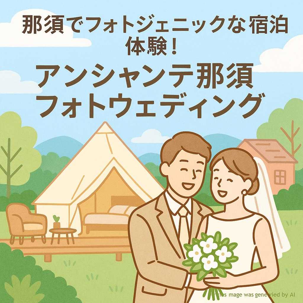 那須でフォトジェニックな宿泊体験!アンシャンテ那須フォトウェディング