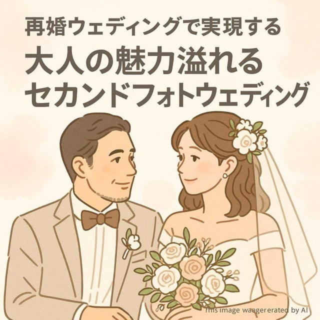 再婚ウェディングで実現する大人の魅力溢れるセカンドフォトウェディング