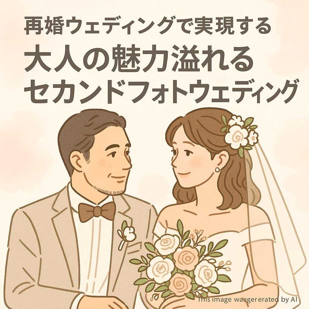 再婚ウェディングで実現する大人の魅力溢れるセカンドフォトウェディング