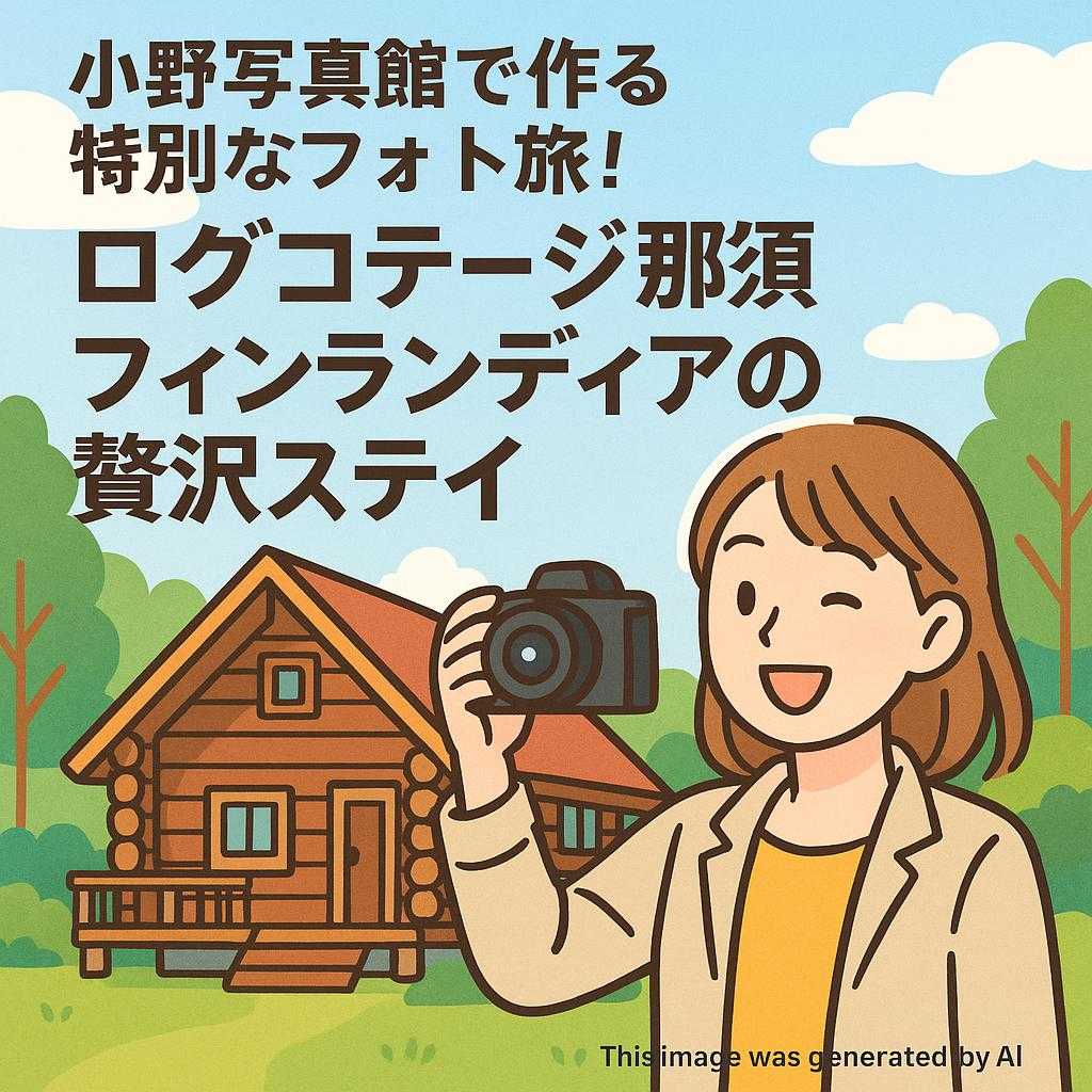 小野写真館で作る特別なフォト旅!ログコテージ那須フィンランディアの贅沢ステイ