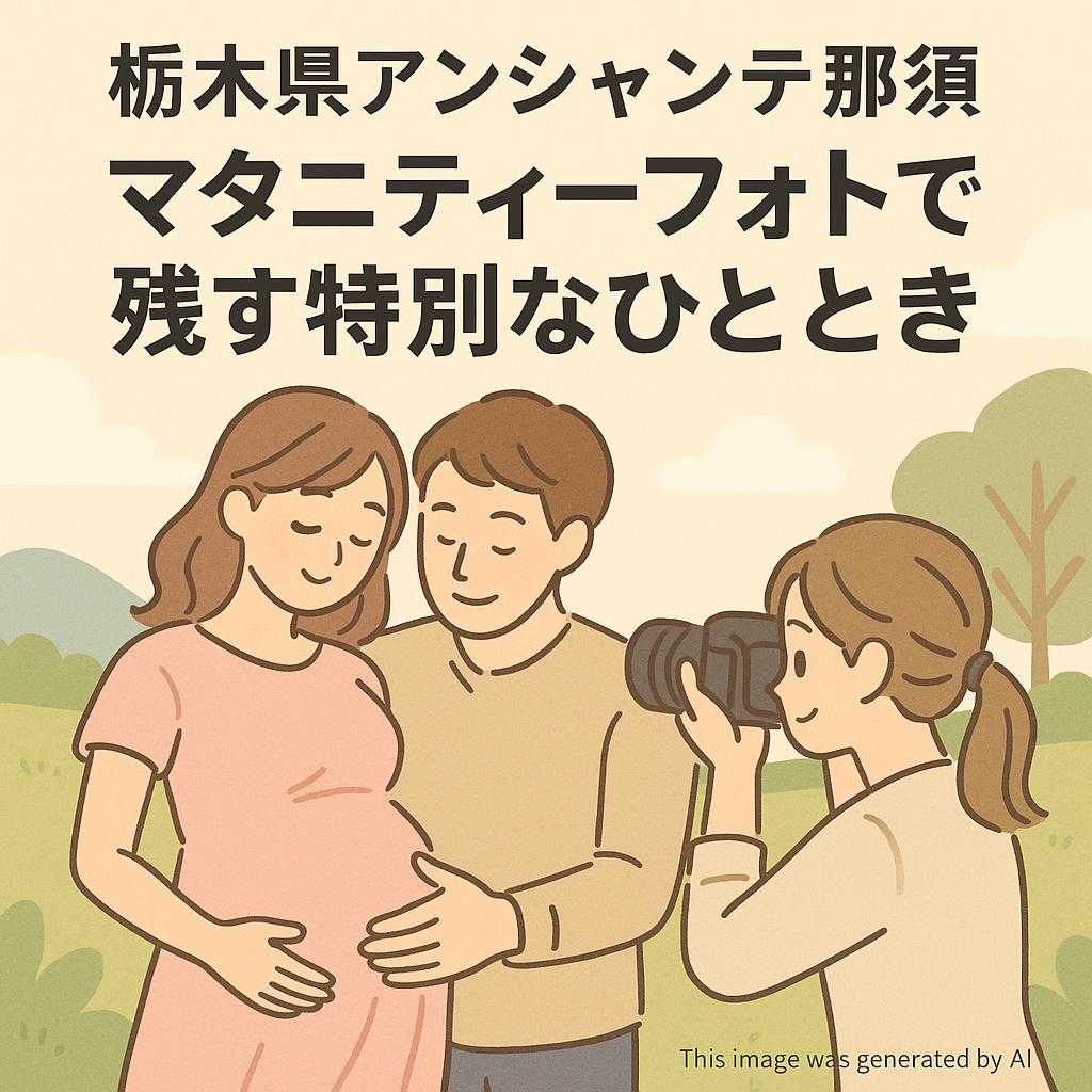 栃木県アンシャンテ那須 マタニティーフォトで残す特別なひととき