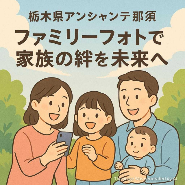 栃木県アンシャンテ那須 ファミリーフォトで家族の絆を未来へ
