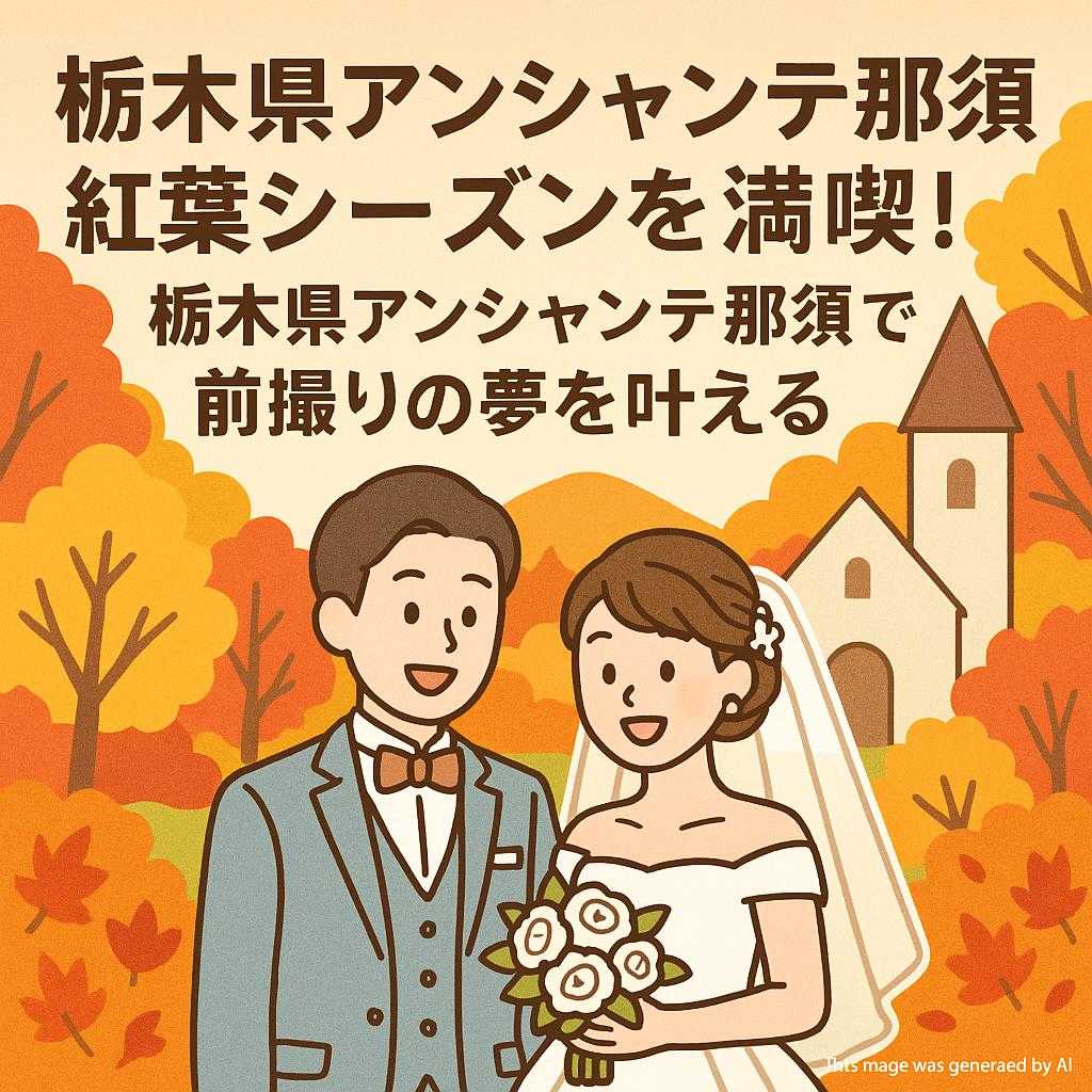 栃木県アンシャンテ那須 紅葉シーズンを満喫!栃木県アンシャンテ那須で前撮りの夢を叶える