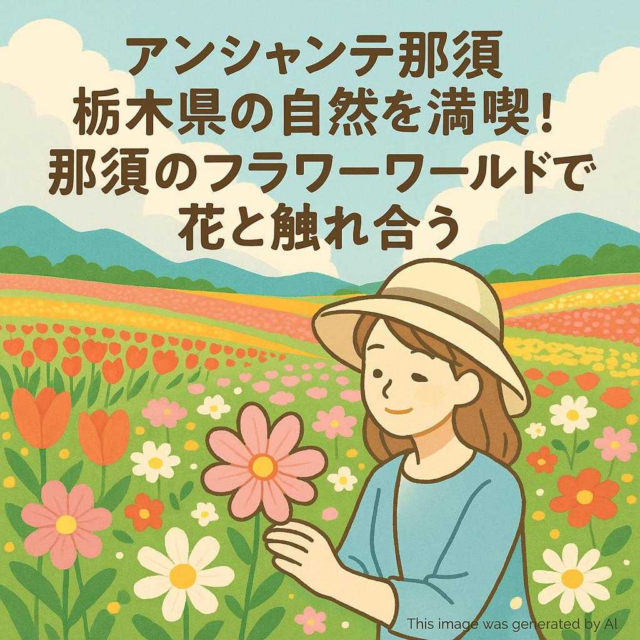 アンシャンテ那須 栃木県の自然を満喫！那須のフラワーワールドで花と触れ合う