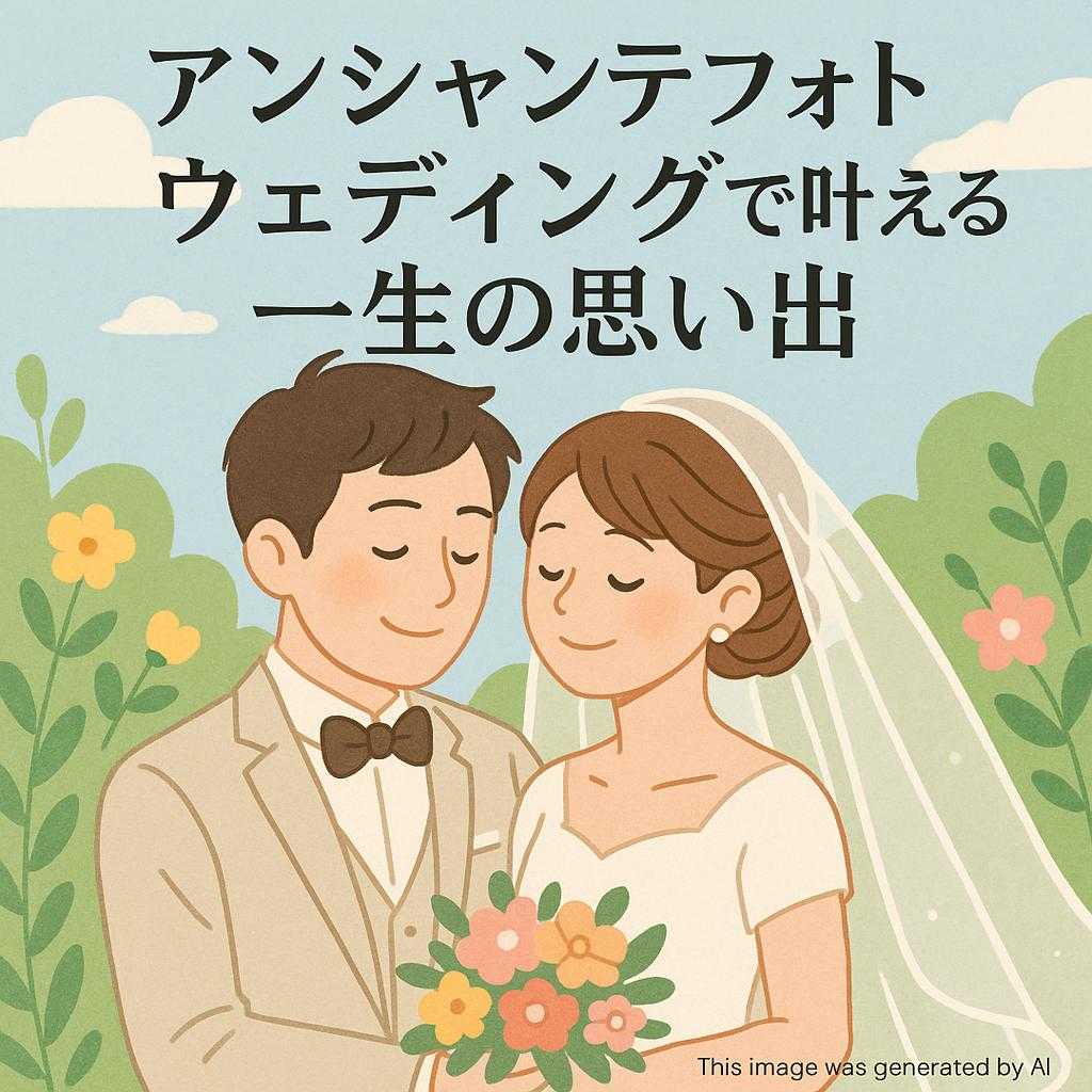 アンシャンテフォトウェディングで叶える一生の思い出