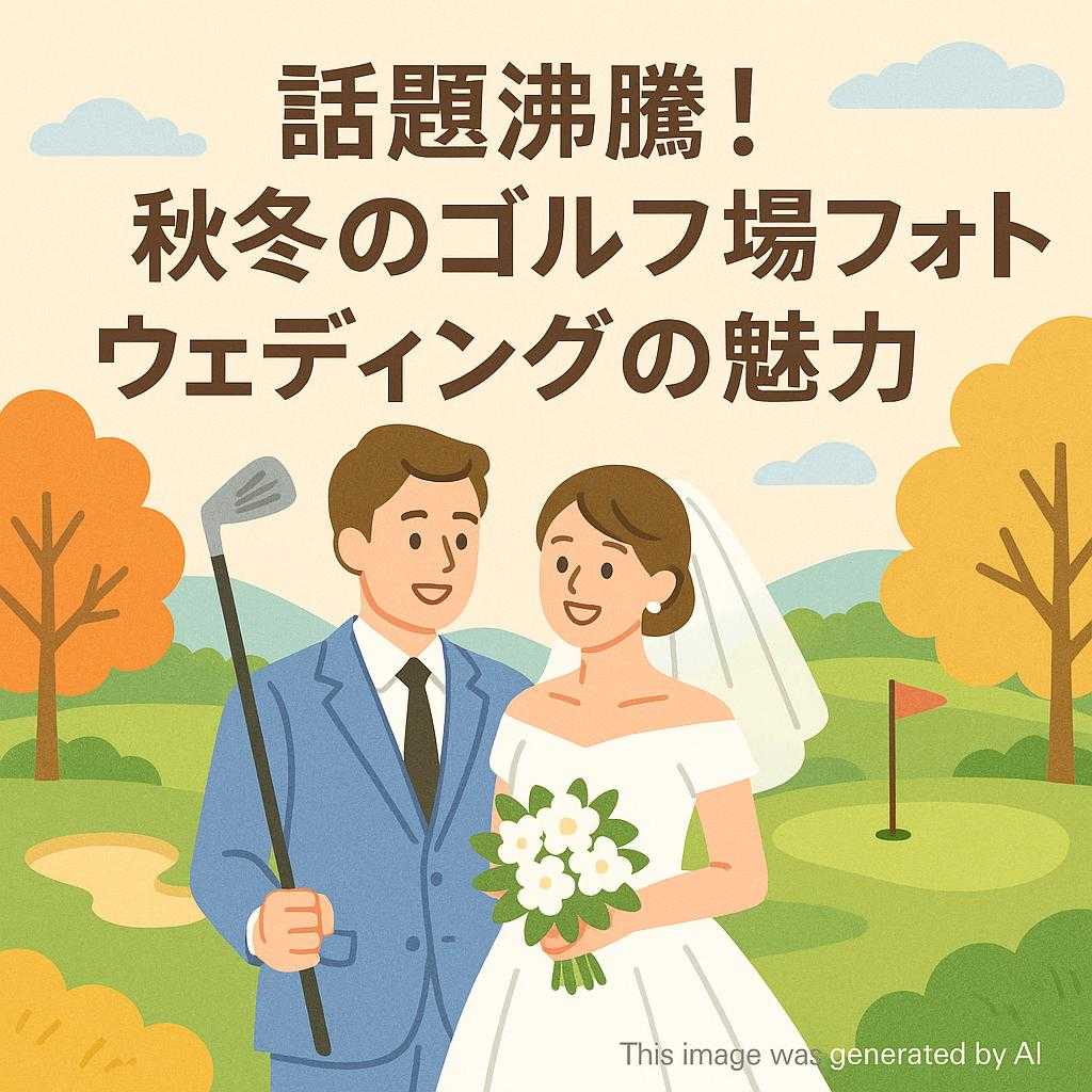 話題沸騰!秋冬のゴルフ場フォトウェディングの魅力