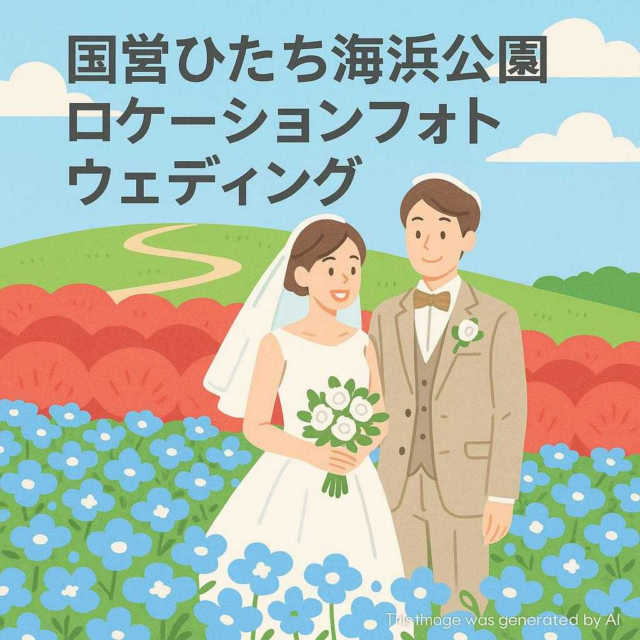 国営ひたち海浜公園ロケーションフォトウェディング