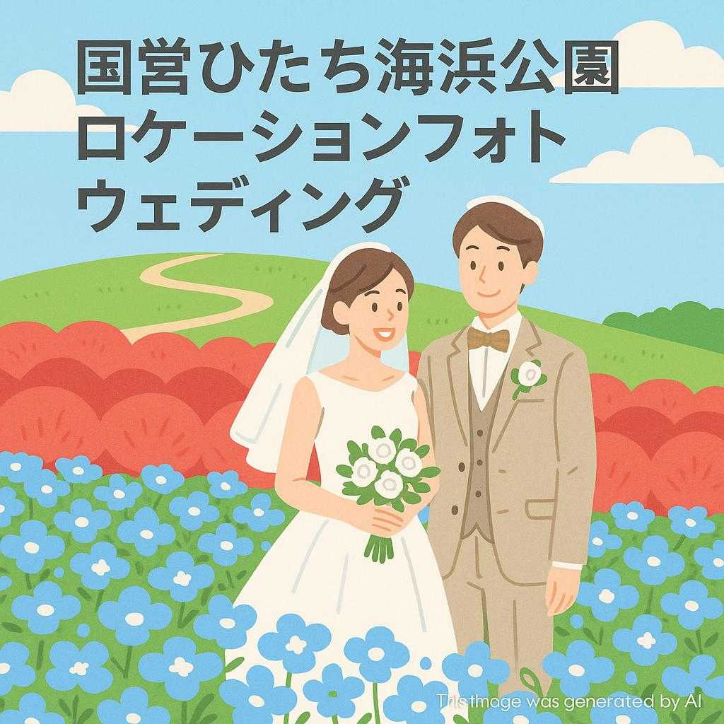 国営ひたち海浜公園ロケーションフォトウェディング