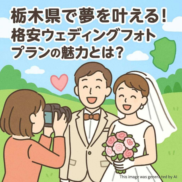 栃木県で夢を叶える！格安ウェディングフォトプランの魅力とは？