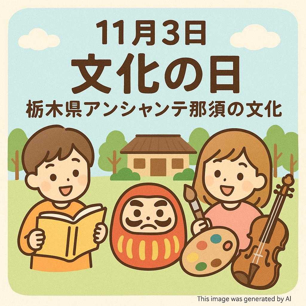 11月3日文化の日 栃木県アンシャンテ那須の文化