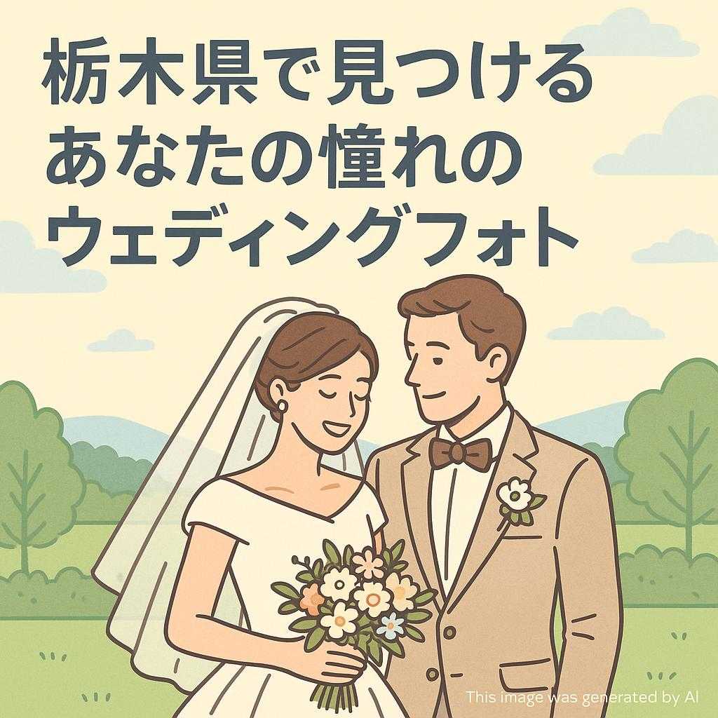 栃木県で見つけるあなたの憧れのウェディングフォト