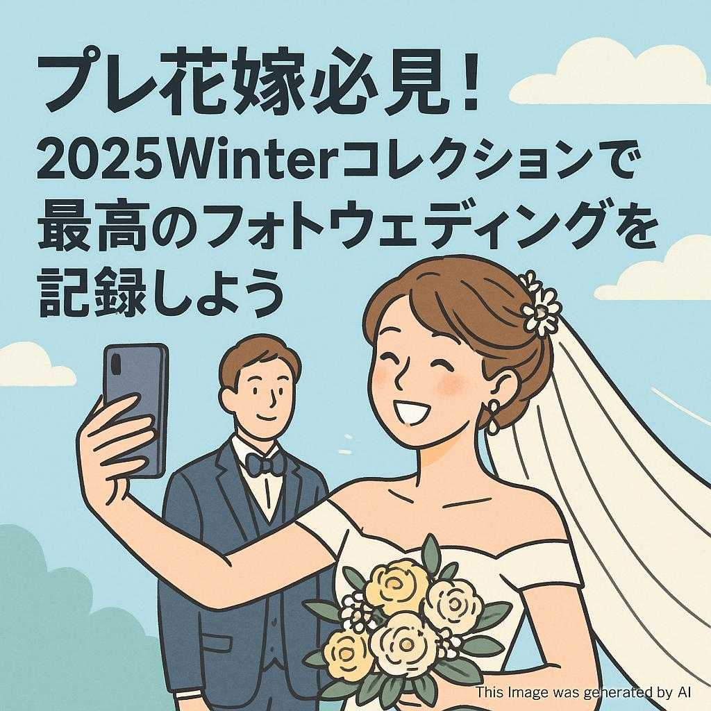 プレ花嫁必見!2025Winterコレクションで最高のフォトウェディングを記録しよう