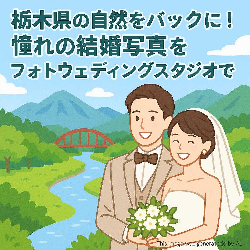 栃木県の自然をバックに！憧れの結婚写真をフォトウェディングスタジオで
