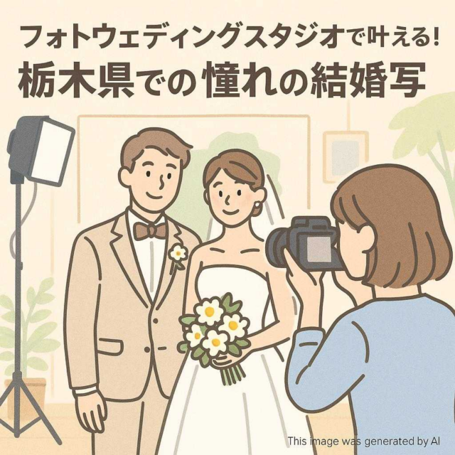 フォトウェディングスタジオで叶える！栃木県での憧れの結婚写真