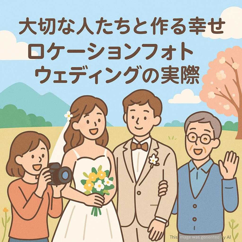 大切な人たちと作る幸せ ロケーションフォトウェディングの実際