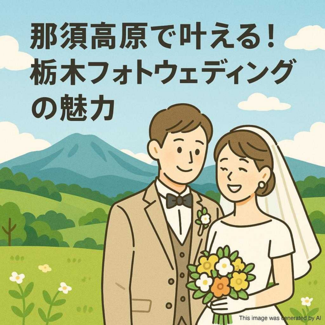 那須高原で叶える！栃木フォトウェディングの魅力