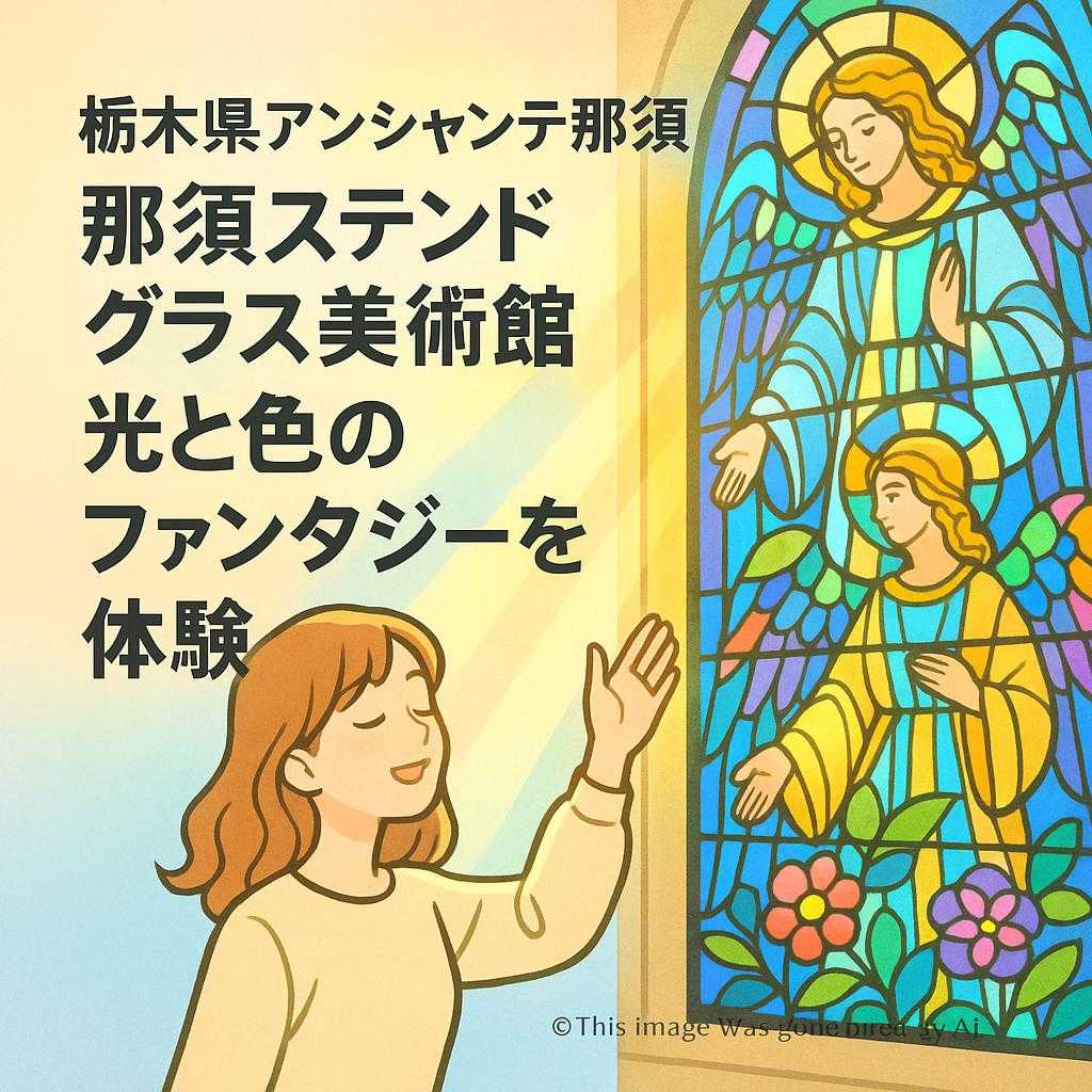 栃木県アンシャンテ那須 那須ステンドグラス美術館: 光と色のファンタジーを体験