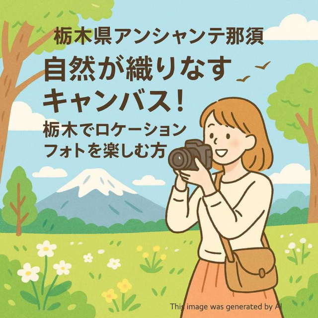 栃木県アンシャンテ那須 自然が織りなすキャンバス！栃木でロケーションフォトを楽しむ方法