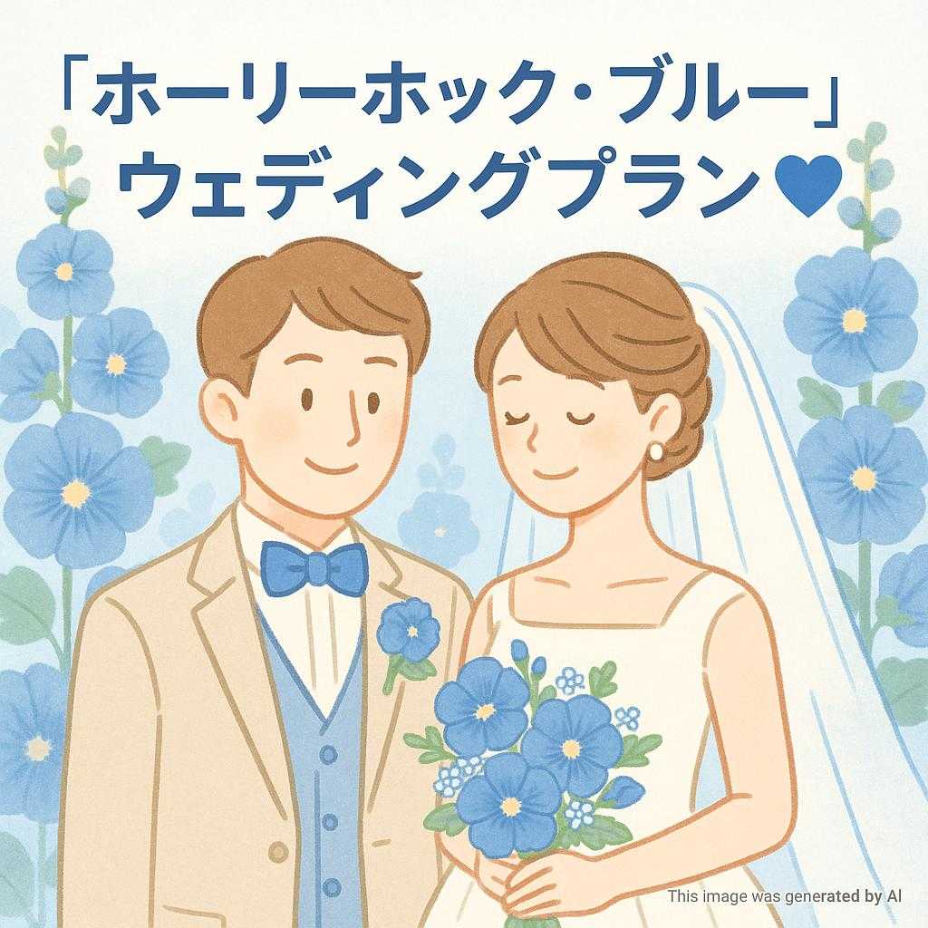 「ホーリーホック・ブルー」ウェディングプラン 💙