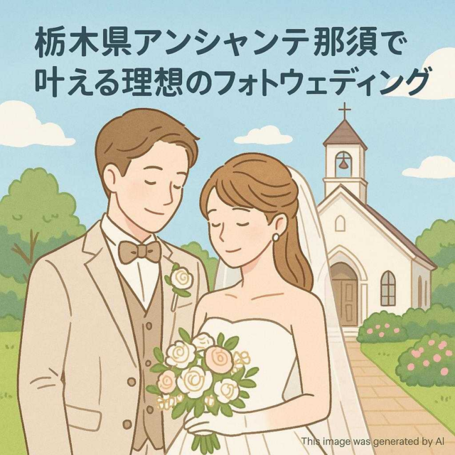 栃木県アンシャンテ那須で叶える理想のフォトウェディング