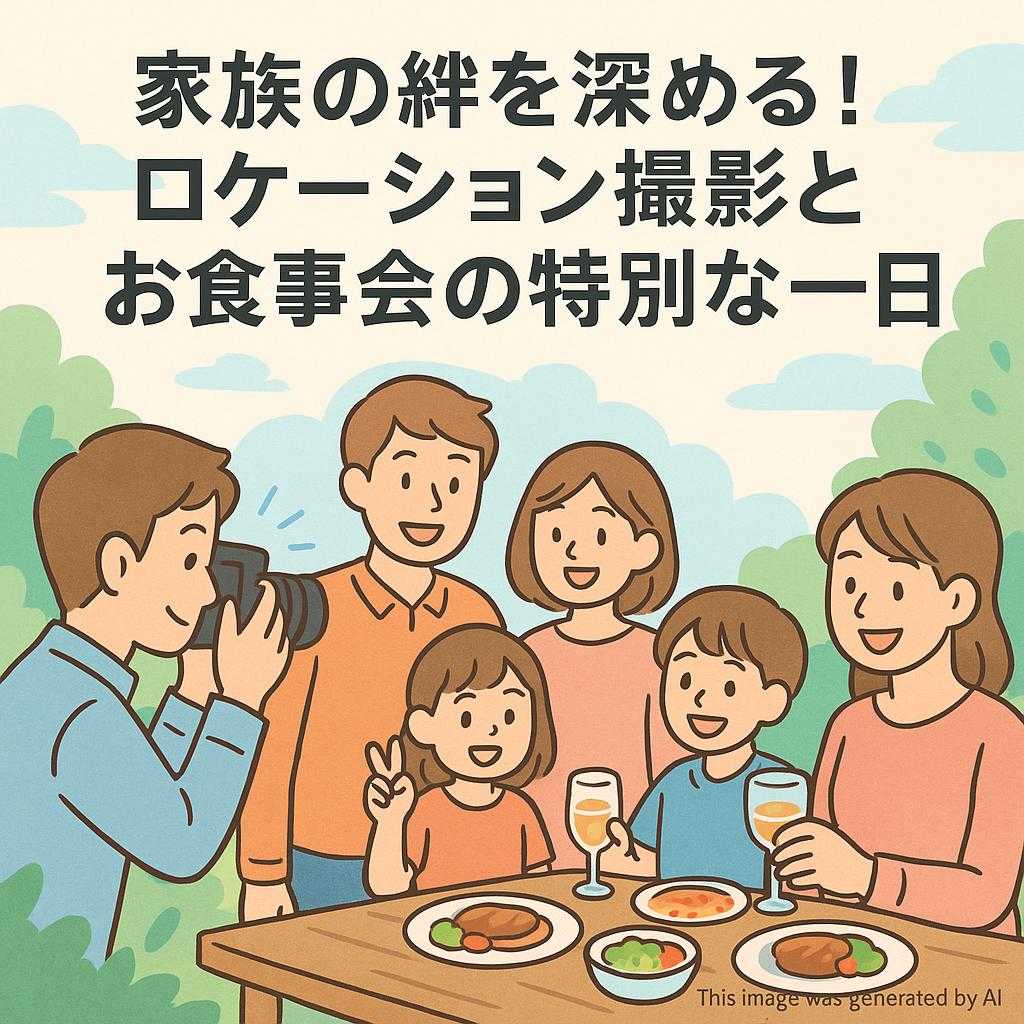 家族の絆を深める！ロケーション撮影とお食事会の特別な一日