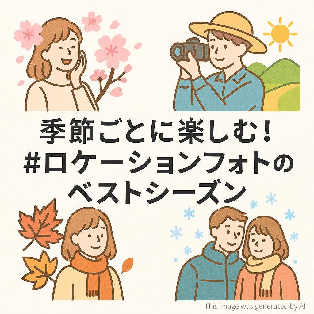 季節ごとに楽しむ!#ロケーションフォト のベストシーズン