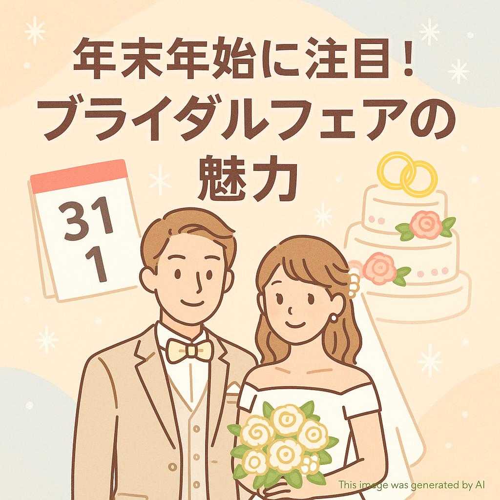 年末年始に注目！ブライダルフェアの魅力