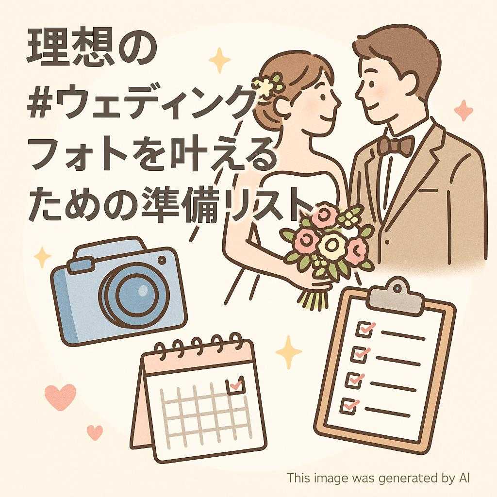 理想の#ウェディングフォト を叶えるための準備リスト