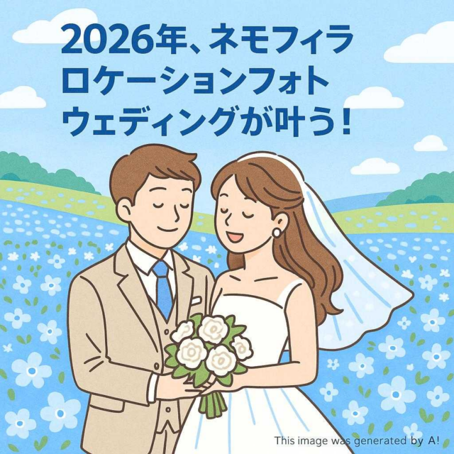 2026年、ネモフィラロケーションフォトウェディングが叶う！