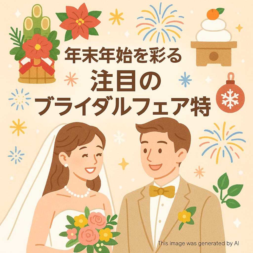 年末年始を彩る注目のブライダルフェア特集