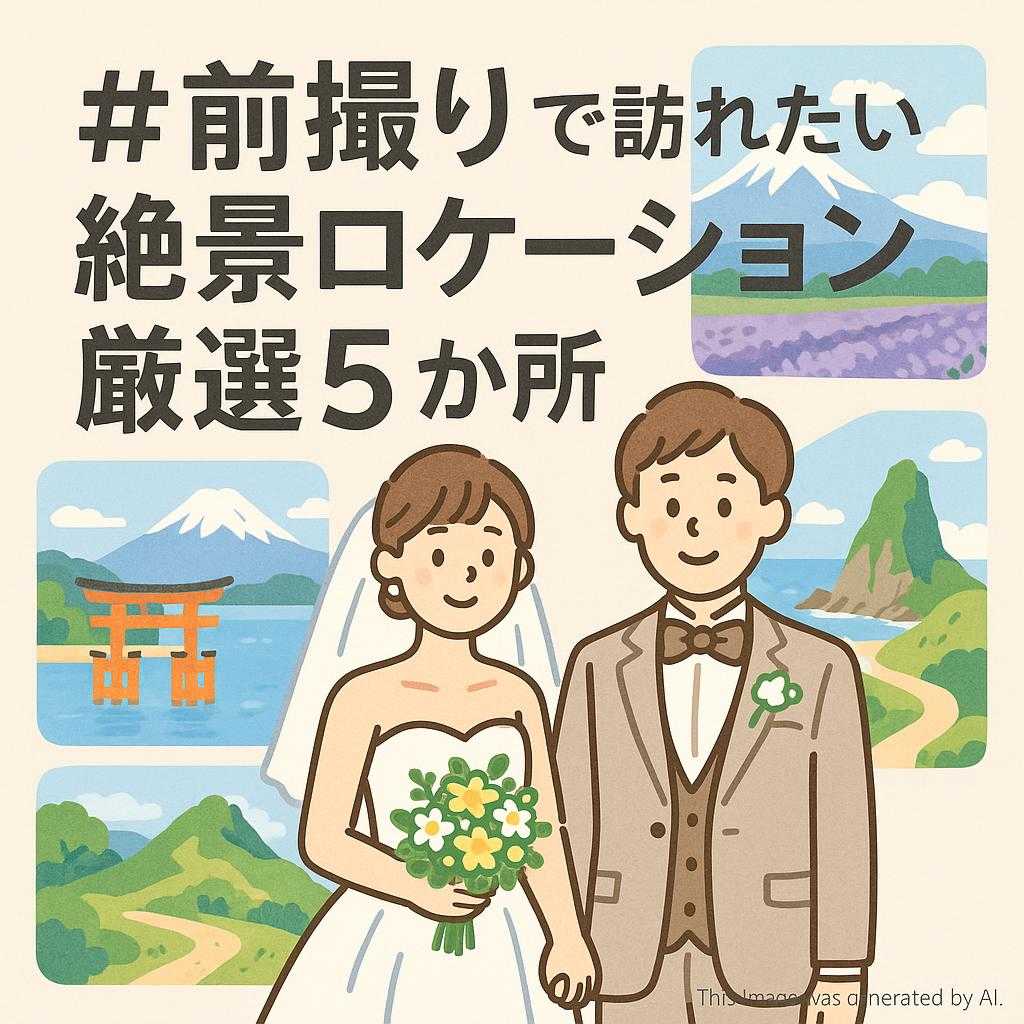 #前撮り で訪れたい絶景ロケーション厳選5か所